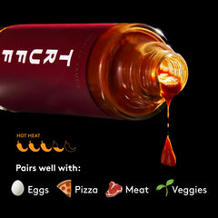 TRUFF drizzled on pizza showing finishing use and enhanced flavor benefit