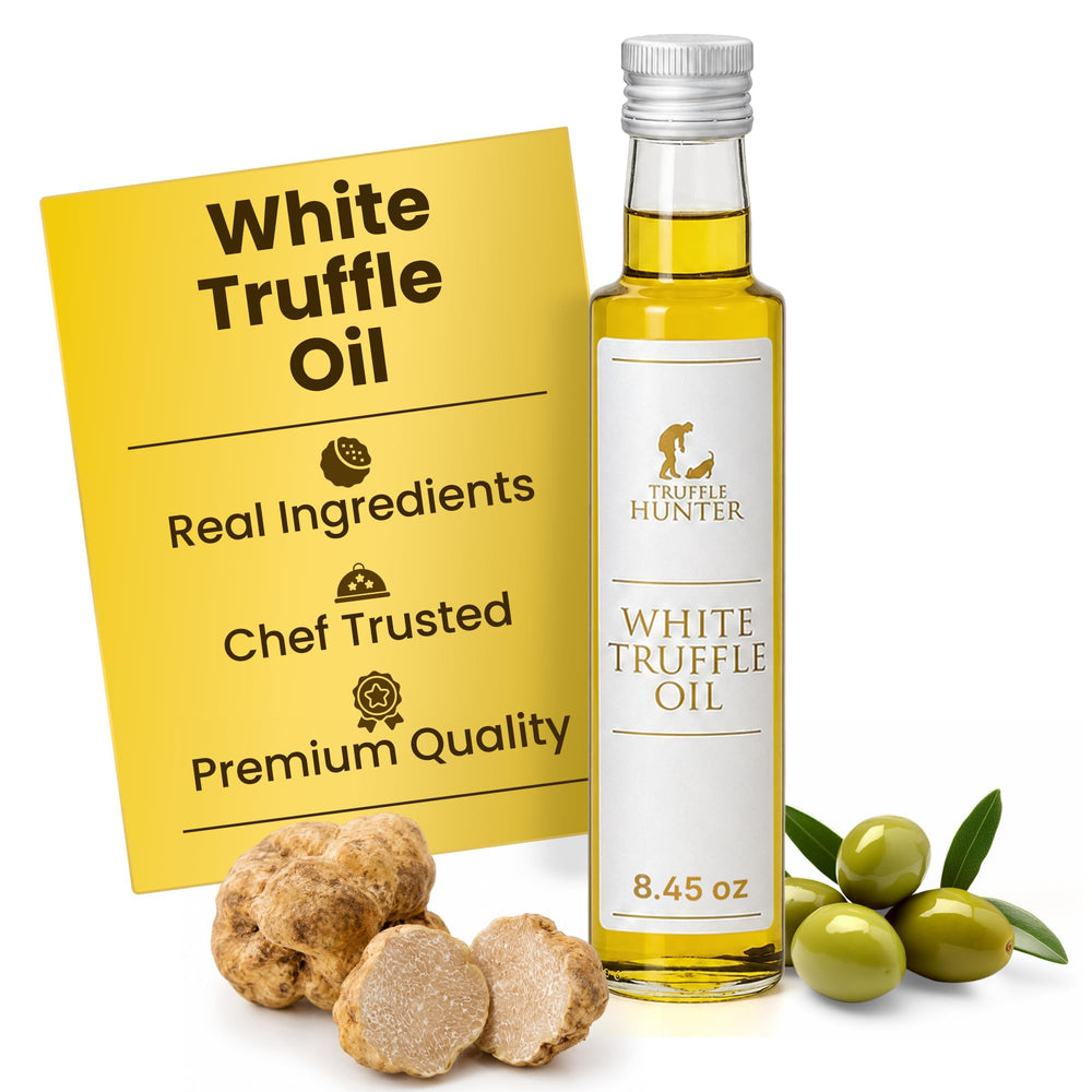 TruffleHunter front bottle view showing label and elegant packaging benefits presentation