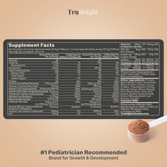 TruHeight scoop with powder, portion control and convenient serving