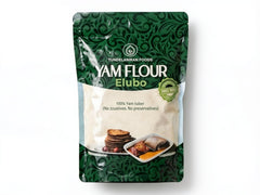 TundeLaniran Foods front packaging showing 1.1lbs elubo and product name