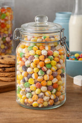 Tundras close-up of freeze-dried candy texture highlighting crisp crunch and flavor