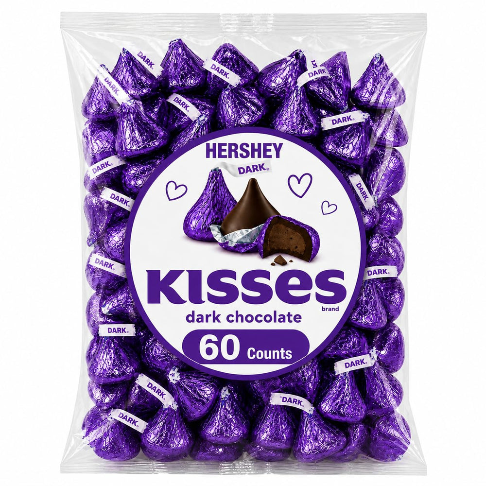 Tundras Hersh,eysDark front packaging showing purple-wrapped bulk value and convenience