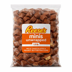 Tundras Reese Minis front packaging shows resealable bag and quantity, convenient for parties