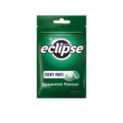 TUNEZ front packaging of spearmint chewy mints showing compact convenience