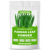 TUOTAI pandan powder front packaging showing product size and purity benefits