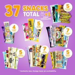 Turkish Munchies open box flatlay, assortment display encourages sharing