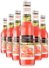 Tuscanini bottle front packaging showing label and organic claim, refreshing look
