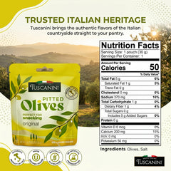 Tuscanini close-up of olive texture highlighting fresh firmness and flavorful bite