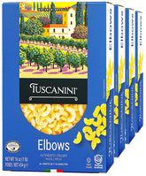 Tuscanini front packaging showing 16 oz box and kosher label, ensures pantry-ready convenience