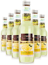 Tuscanini front packaging showing 6‑pack and organic lemon benefit