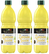 Tuscanini front packaging showing three bottles and brand benefit of authentic Sicilian flavor