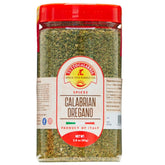 TUTTOCALABRIA shaker front label showing Italian oregano and easy pouring benefit