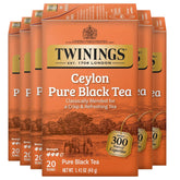 Twinings front box showing Ceylon 20-count and clear branding for easy identification