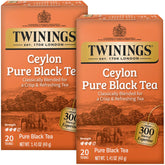 Twinings Ceylon front packaging showing brand and product benefits