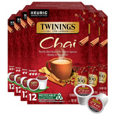 Twinings front packaging showing 6 boxes and clear product name benefit convenience