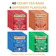 Twinings Christmas Black Tea loose cup close-up highlighting rich, warming flavor