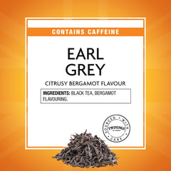 Twinings open tin with tea inside demonstrating airtight storage benefit
