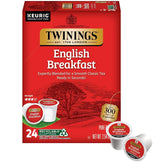 Twinings front packaging showing 24-count K-Cups and clear branding for quick selection