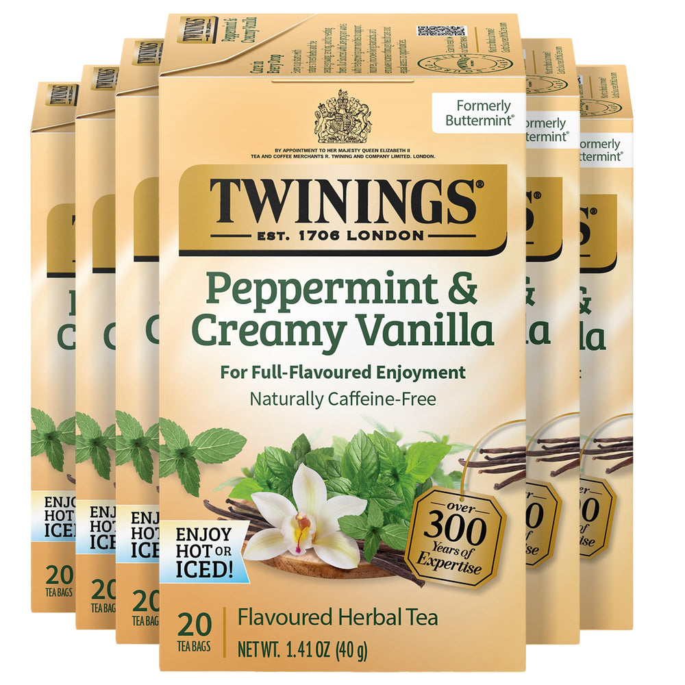 Twinings front box showing 120-count packaging and branding for easy storage and selection