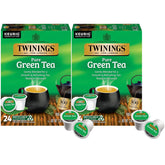 Twinings front packaging showing two boxes and product count benefit