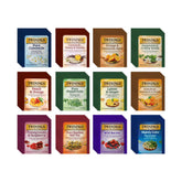 Twinings front packaging showing variety pack and clear contents benefit convenience