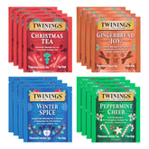 Twinings front packaging showing 40-count seasonal assortment and gift-ready design