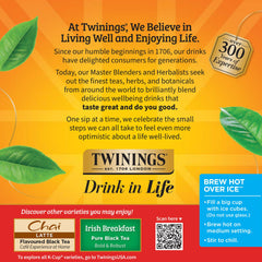 Twinings iced tea poured into glass showing refreshment and clarity