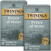 Twinings front packaging showing product and convenience benefit
