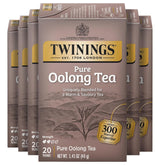 Twinings front packaging showing six boxes and product identity and convenience