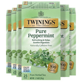 Twinings front box showing branding and peppermint label for quick identification