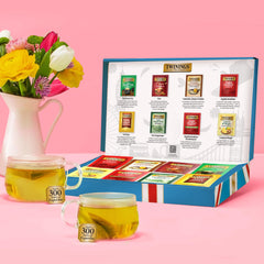 Twinings close-up of individually sealed tea bags preserving freshness for travel