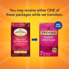 Twinings tea bag close-up showing texture and quality leaves inside
