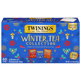 Twinings gift box front view showing seasonal design and branding for gifting