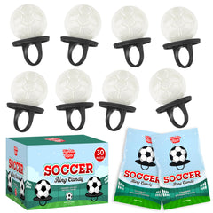 Twinkle Bites front packaging showing 30-pack and soccer design, convenient party supply