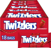 Twizzlers front box showing 18-count bulk packaging and brand appeal