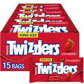 Twizzlers front pack showing brand and king-size bag for quick identification and grab-and-go convenience
