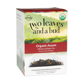 Two Leaves and a Bud front packaging showing organic Assam, clear product identity and trust