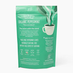 Two Leaves and a Bud closeup of pyramid sachet highlighting whole-leaf infusion