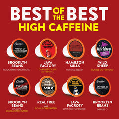Two Rivers Coffee pod loaded in Keurig-style brewer demonstrating easy single-serve benefit