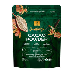 U Chocolate front packaging showing organic single-origin cacao and freshness benefit
