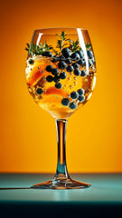 U.S. Wellness Naturals crushed berries in mortar, ready to release oils and aroma benefit