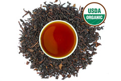 U.S. Wellness Naturals close-up of loose Ceylon leaves and bergamot pieces enhancing aroma