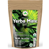 U.S. Wellness Naturals front package showing fresh organic yerba mate benefits