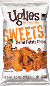 Uglies front packaging showing 12-pack and rescued-potato story for eco-friendly choice