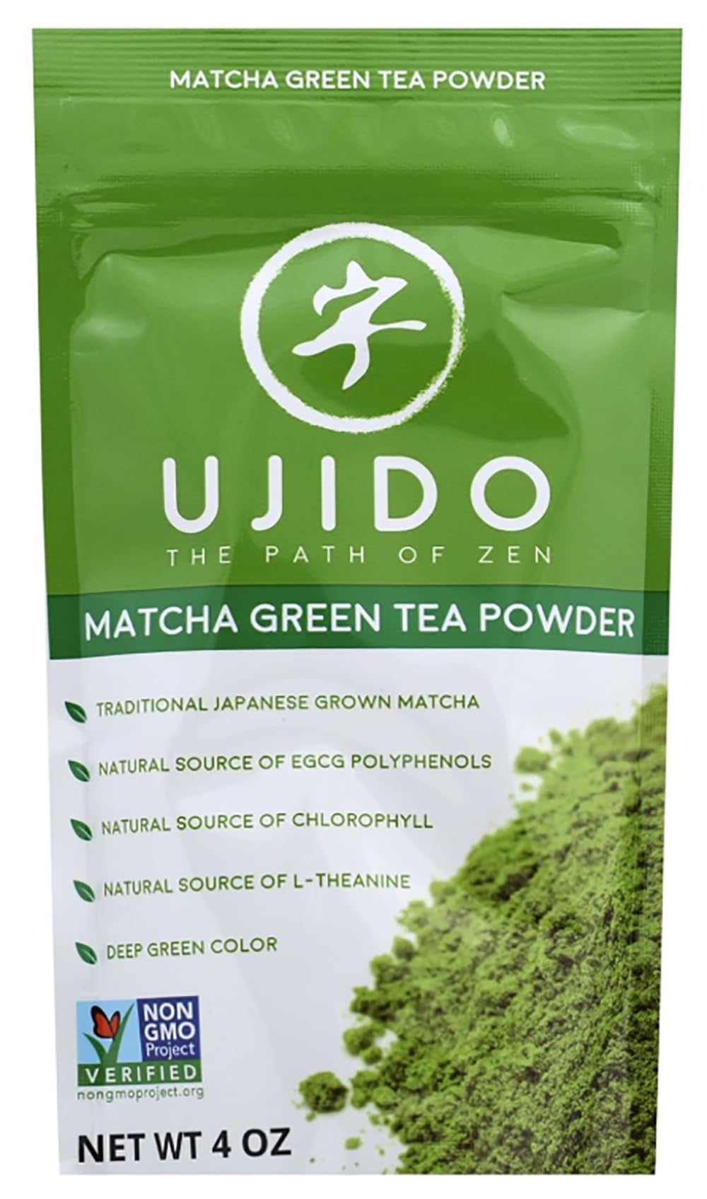 Ujido front packaging pouch showing label and resealable closure benefits freshness