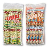 Umai Bo front packaging showing box and flavors for quick identification and variety