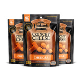Umland's front packaging showing cheddar bags and bold branding for quick recognition and convenience