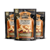 Umland's Pepper Jack front packaging showing three 1.9 oz bags and bold branding, appetizing convenience