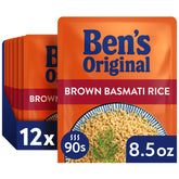 UNCLE BEN'S front packaging showing 12 pouches and quick-serve benefit