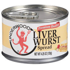 Underwood can front label view showing brand and pack convenience